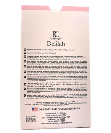 Delilah Women's cologne 3.4 Fl. Oz. Eau de Parfum Spray - Buy Online on GoSupps.com