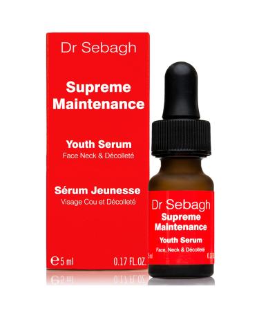 Dr Sebagh Supreme Maintenance Youth Serum (0.17 fl oz) - Award-Winning Anti Aging Resveratrol Serum for Face - Collagen-Boosting Hydrating - Advanced Resveratrol Skin Care Treatment