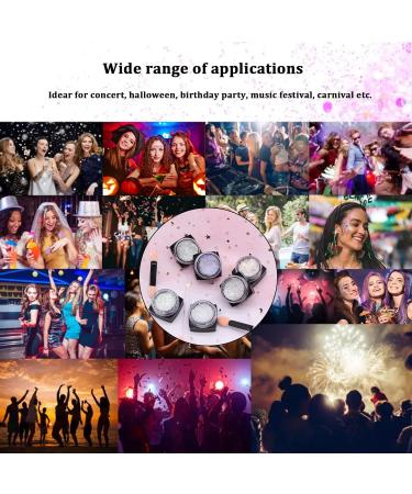 6 Colors Body Glitter for Face Hair & Festivals | Sequin Makeup for Masquerade & Club Parties | International Shipping Available - Buy Online on GoSupps.com