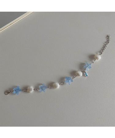 Oralgos Elegant Harz Chain Bracelet | Women's Delicate Pearl Wrist Decoration | Stylish Fish Chain Jewelry - Buy Online on GoSupps.com