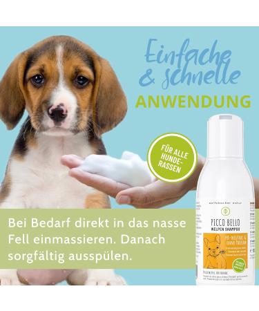 Puppy Shampoo Sensitive | pH-Neutral 100% Natural & Perfume-Free for Dandruff & Itching | Long & Short Hair | 100ml - Best Dog Shampoo for Puppies - Buy Online on GoSupps.com