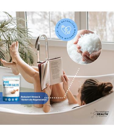 Pure Epsom Salts 450g Pack - Magnesium Sulphate Bath Salt for Relaxation | 1 Pack - Buy Online on GoSupps.com