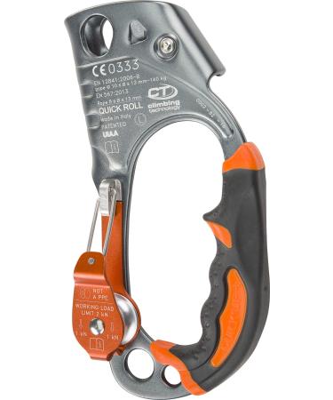 Climbing Technology Quick Roll Ascender, Left Hand,Gray,One Size