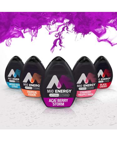 MiO Energy Acai Berry Storm Liquid Water Enhancer 1.62 fl oz - Pack of 1 - Buy Online on GoSupps.com