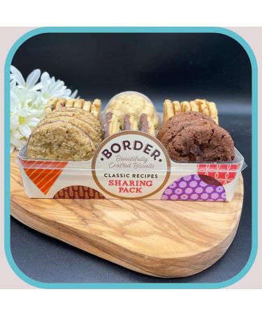 Border Biscuits Classic Sharing Pack 400g Butterscotch Crunch Sultana Melts Chocolate Biscuits Cookies Milk Chocolate Biscuits Oat Crumbles Shortbread Rings Bundled by The Great British Kitchen - Buy Online on GoSupps.com