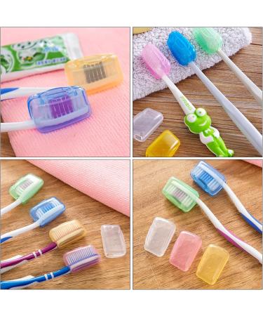 10-Pack Landscape Toothbrush Head Covers - Portable & Durable Protection for Electric & Manual Brushes (5 Colors) - Buy Online on GoSupps.com