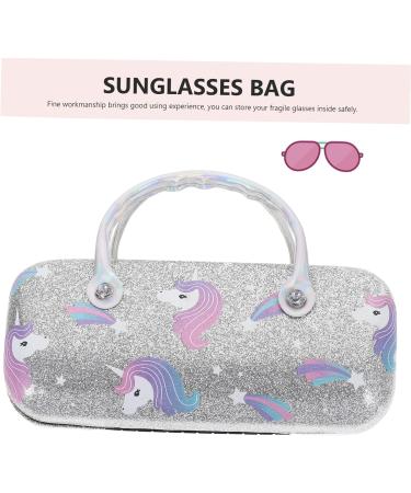 Buy Wofashpuret Portable Glasses Case for Kids | Floating Backpack Handbag & PU Leather Protective Case | Perfect for Swimming & Travel - 16.00x7.00x4.00cm - Buy Online on GoSupps.com