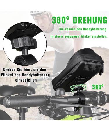 Hasagei Waterproof Bicycle Phone Holder | Two-Year Guarantee | TPU Touchscreen for Smartphones Under 6.5 Inches - Buy Online on GoSupps.com