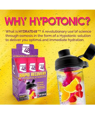 Wellgenix Hydrate48 Electrolyte Powder Packets - Sugar-Free Keto Hydration (15 Packets) - Raspberry Lemonade Flavor - Optimal Electrolytes Boost - Buy Online on GoSupps.com
