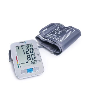 Lumiscope Automatic Digital Blood Pressure Monitor with Adult Cuff - Digital LCD Screen, Pulse Monitor, and 2-User Memory - 1133