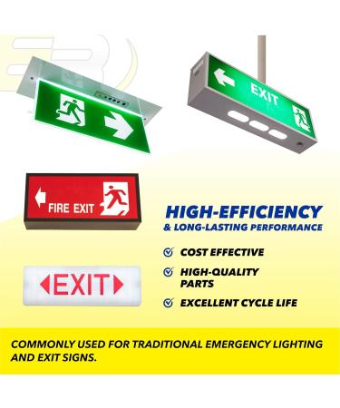 Exell Emergency Lighting Battery for TEIG T26000139 | Compatible with Powersonic Sure-Lites Beghelli & More - International Shipping Available - Buy Online on GoSupps.com