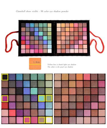 Chseeo Make-Up Set | Premium Cosmetics Gift Set with Eyeshadow Palette Lip Gloss & More - Perfect for Face Eyes & Lips - Buy Online on GoSupps.com