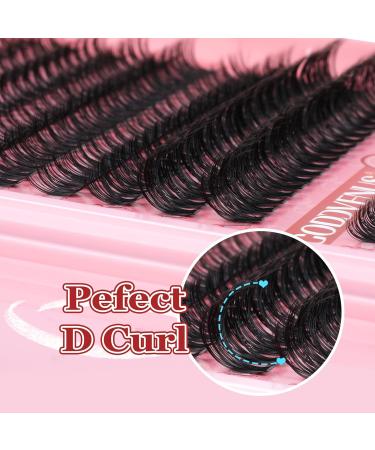 Goddvenus 360pcs Individual Eyelashes Cluster Lashes Wispy Lashes Individual Cluster 40D+50D Lash Clusters 8-16mm Eyelash Clusters Natural Eyelashes Individual Russian D Curl Lash Extensions C-40D+50D - Buy Online on GoSupps.com