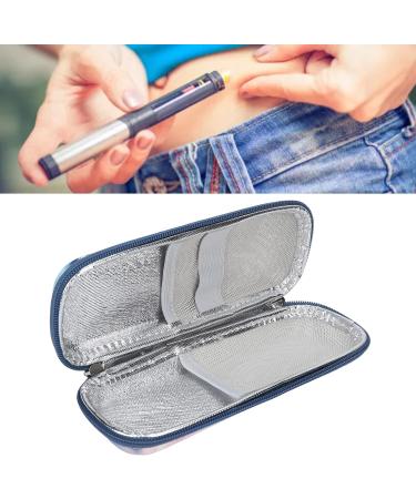 Insulin Carrying Travel Case Watertight Insulin Cooler Travel Case Insulin Cooler Bag Multi Layers Zipper Closure Insulin Supplies Travel Case Without Ice Packs (Pink) - Buy Online on GoSupps.com