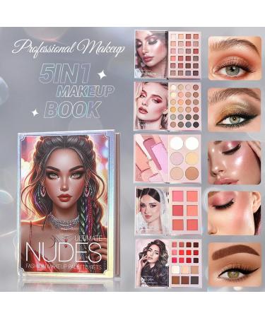 Palette De Maquillage En Forme De Livre | Palette cosm tique - Highlighter longue tenue Pour tudiants D butants Professionnels Artistes Mari es Amateurs de Beaut F tes  - Buy Online on GoSupps.com
