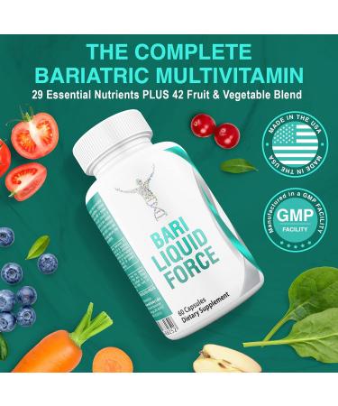 Bariatric Liquid Force Multivitamin - 3 Pack Post Bariatric Essential Supplements - Buy Online on GoSupps.com