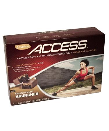 Melaleuca Access Exercise Bars-Chocolate Caramel kruncher (10-1.05 Oz Bars)