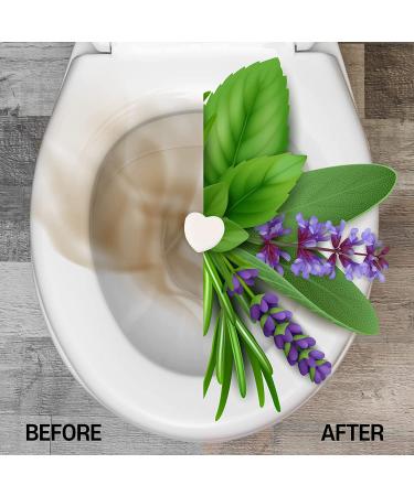 Tofume Bathroom Deodorizer Tablets with Essential Oil - Lavender, 30 Count, Non-Toxic & Long-Lasting Odor Eliminator - Buy Online on GoSupps.com