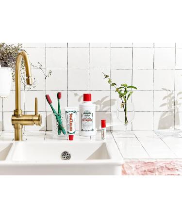 Euthymol Natural Fluoride-Free Strong Mint Toothpaste 3.7 oz - Plaque & Tartar Remover, Classic Pink Formula for Fresh Breath - Travel Size Aluminum Tube, 3.7 Ounce - Buy Online on GoSupps.com