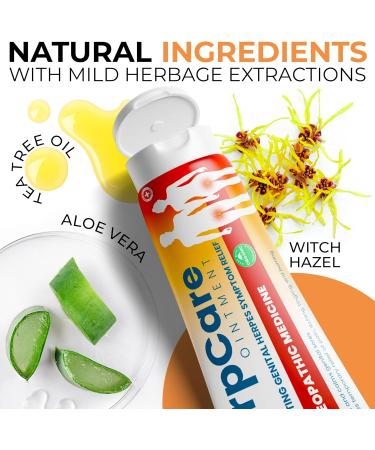 Herpes Genital Treatment | Herpcare Fast Acting Ointment | Can be Used on Cold Sore | Homeopathic Medicine | Soothes Itching Tingling & Burning | Relief from The Symptoms of Genital Sore - Buy Online on GoSupps.com