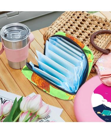 Shop Tropical Pineapple & Mangosteen Women's Napkin Storage Bag | Portable Period Bag for Teens & Girls | Menstrual Cup & Breastfeeding Pillow Holder - Buy Online on GoSupps.com