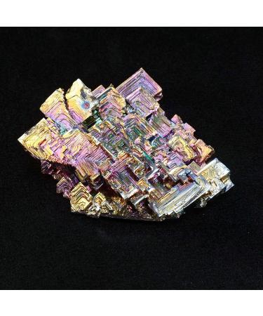 Natural Rock Crystal Cluster Quartz Geode Stone Bismuth ore Rainbow Stone Colorful Specimen for ReikiHome Decor 300g Crystal Cluster (Size : 200g) - Buy Online on GoSupps.com