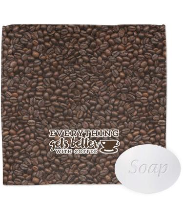 YouCustomizeIt Coffee Addict Washcloth Square (12" x 12")