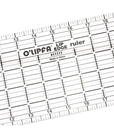 O'Lipfa 11111 5 x 24-Inch Ruler with Lip Edge - Precision Measuring Tool - Buy Online on GoSupps.com