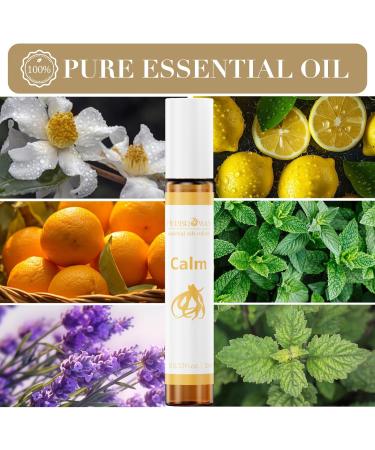 Aromatherapy Essential Oil Roll On Blend Relaxation Gift for Women Natural and Pure Essentail Oils with Travel Size Roller Ball Bottle (Calm 1) Calm 1 Fl Oz (Pack of 1) - Buy Online on GoSupps.com