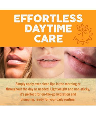 Eco Lips Daily Plumping Lip Mask with Hyaluronic Acid + Overnight Intensive Lip Mask with Gotu Kola 2-pack by Eco Lips 100% Natural. Made in USA Daytime & Overnight Masks - Buy Online on GoSupps.com