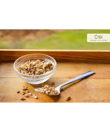 Organic Dried Ginger Root Cut & Sifted | Herbal Tea - Raw, Vegan, Non GMO | USDA Certified - 1 lb. (Pack of 1) - Buy Online on GoSupps.com