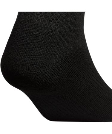 adidas Men's Athletic Cushioned Quarter Socks (6-Pair) - Large Black/Aluminum 2 - Buy Online on GoSupps.com