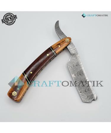 Razor Damascus Steel Men's Gift Set | Handmade High Quality Barber Razor | DBR49 - Buy Online on GoSupps.com