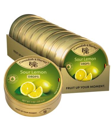 Cavendish & Harvey Cavendish & Harvey Travel Pack of 9 Sour Lemon Drops 200g