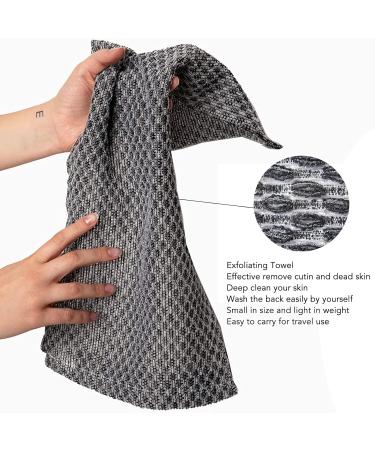 Exfoliating Body Washcloth for Men & Women | Ideal Bath Scrubber & Skin Beauty Enhancer - Buy Online on GoSupps.com