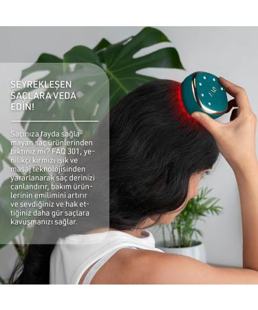FAQ 301 Scalp Massager & Scalp Recovery & Probiotic Hair Serum Bundle Head Massager for Hair Growth with Centella & Red Clover Serum for Thicker Stronger Hairline 60 ml - Buy Online on GoSupps.com