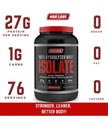 Hydrolyzed Whey Protein Isolate 2 lbs - Premium Chocolate Flavor | International Shipping Available - Buy Online on GoSupps.com