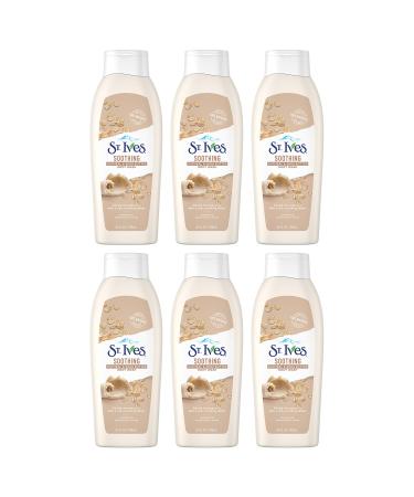 St. Ives Body Wash Oatmeal and Shea Butter 24 Fl Oz (Pack of 6)