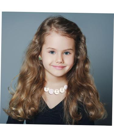 Toyvian 2 Sets Necklace Set Girls Jewelry Bracelets for Kids Necklace for Girls Necklace Pearl Girl Pearl Jewelry Kid Simulated Pearl Neckalce Faux Pearl Child White Acrylic - Buy Online on GoSupps.com