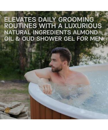 Buy Authentic Bath & Soap Men's Body Wash - All Natural Oud & Sweet Almond Oil Moisturizing Shower Gel with Vitamin E & Hyaluronic Acid - Cruelty-Free & Vegan 16.9 Fl Oz - Buy Online on GoSupps.com