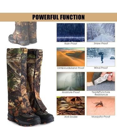 Ueasy Waterproof Leg Gaiters for Outdoor Activities | Anti-Tear Oxford Fabric | Men and Women | Ideal for Hiking, Hunting, Snow Skiing | G7KL - Buy Online on GoSupps.com