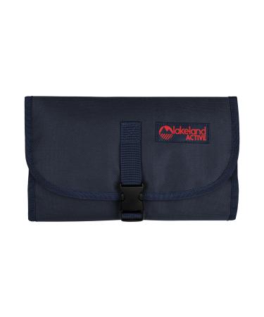 Lakeland Active Eskdale Fold Out Hanging Travel Toiletry Bag for Men & Women - Oxford Blue