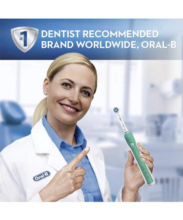 Oral-B Pro 1000 CrossAction Electric Toothbrush - Green | Best Price & Free Shipping - Buy Online on GoSupps.com