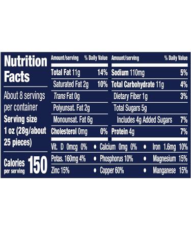 Planters Honey Roasted Whole Cashews - 8.25oz Canister | Sweet & Crunchy Snack - Buy Online on GoSupps.com