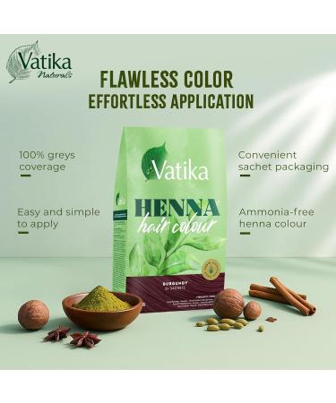Dabur Vatika Henna Color 60g Dark Brown - Buy Online on GoSupps.com