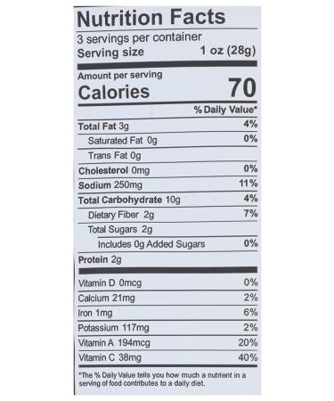 Famous Brads 3oz Cheddar Flavor Raw Chips - Vegan, Gluten Free Sweet Potato Snack - Buy Online on GoSupps.com