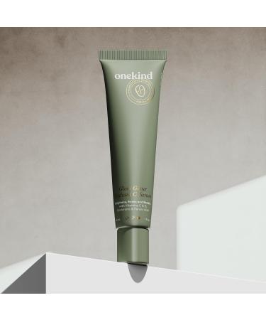 Onekind Radiant C Face Serum - Anti-Aging Treatment with Hyaluronic Acid & Vitamin E for Dark Spots Even Skin Tone & Fine Lines | Buy Internationally - Buy Online on GoSupps.com