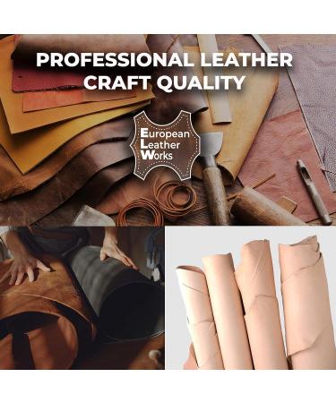 2 LB Mixed Weight Vegetable Tanned Leather Scraps for Tooling, Holsters, Knife Sheath - Full Grain Cowhide Remnants - Ideal for Carving, Embossing, Stamping - Thickness .8-4mm - ELW - Buy Online on GoSupps.com