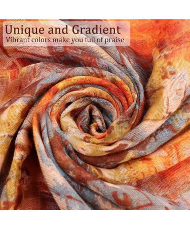 Dreshow Hair Wrap for Black Ladies - Soft Jersey Turban Headscarf & Headband Set (2 Pcs: Black/Orange) - Perfect for Long Hair & Stylish Accessories - Buy Online on GoSupps.com