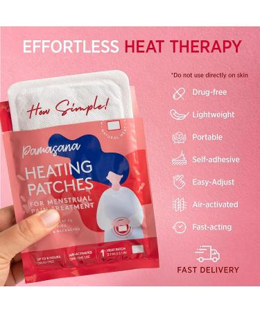 Menstrual Pain Relief Heat Patches - 10 Pack for Period Cramps - Portable Menstrual Symptom Relief - Buy Online on GoSupps.com